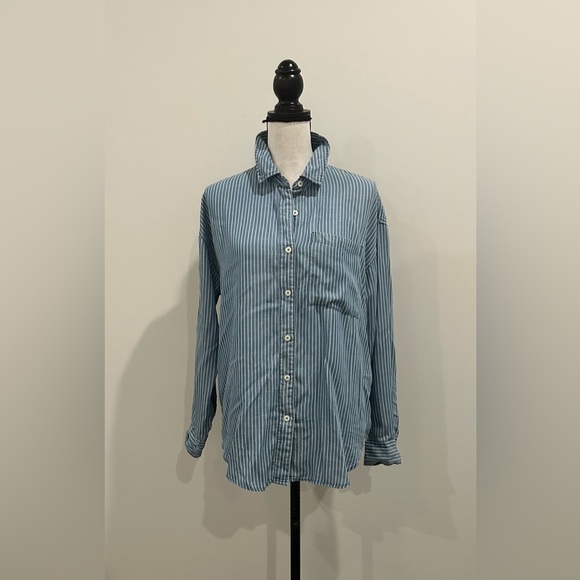 Forever 21 Tops - Forever 21 Striped Button Down